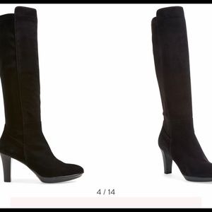 Aquatalia black tall boots size 8.5